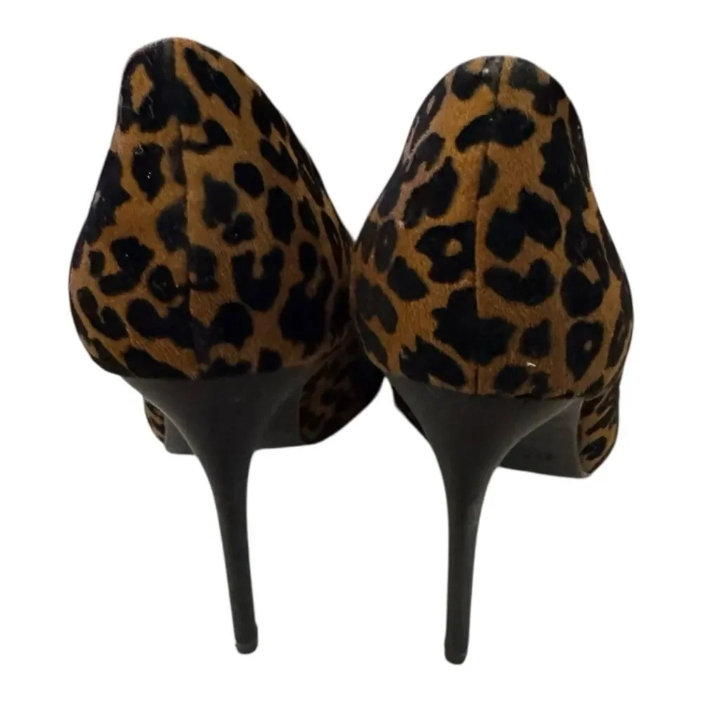 Zara Women’s Leopard Print Stiletto Heels Pumps 36